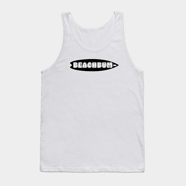 Beach Bum Inc. - Surfboard Tank Top by Long Legs Design